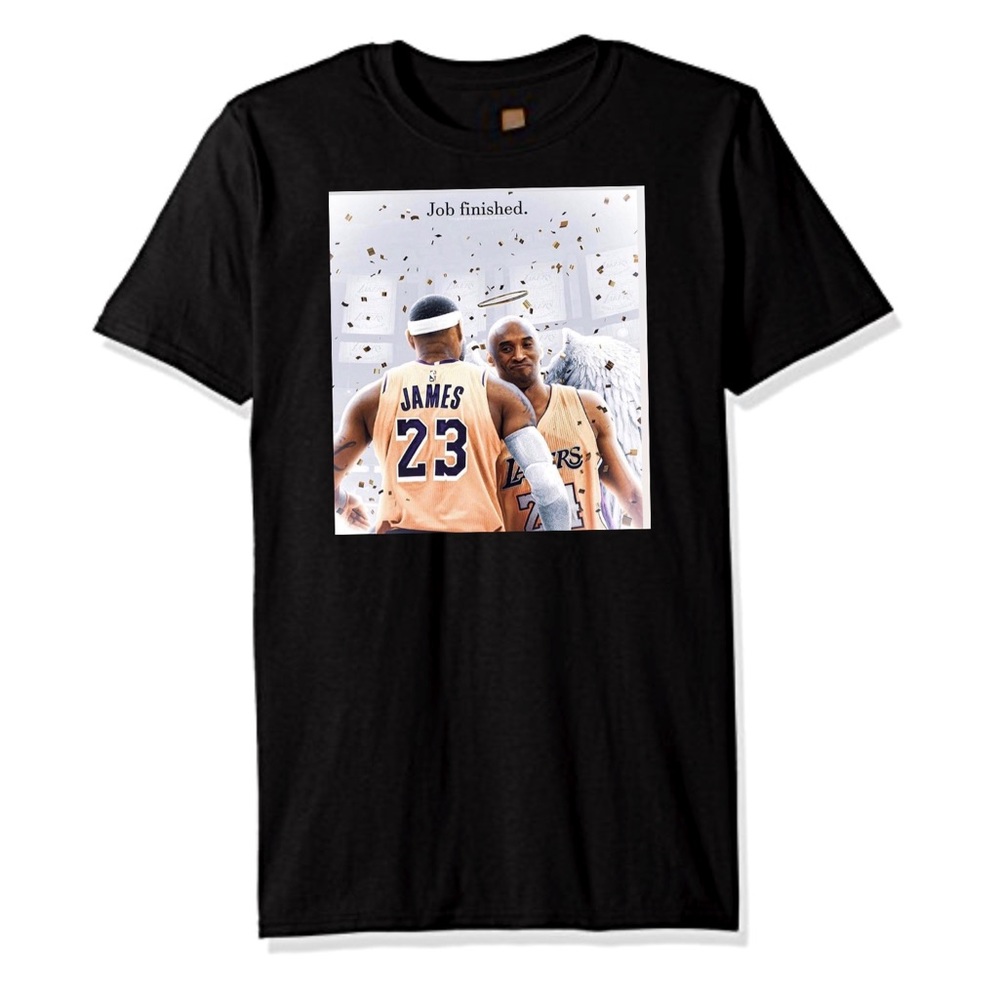 LaKers LeBron James ‘’Job Finished’’ T-Shirts